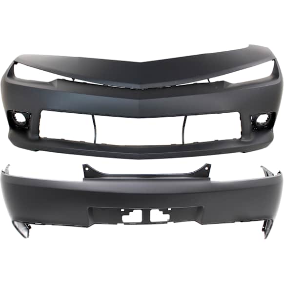 2015 Chevrolet Camaro - Front and Rear Primed Bumper Cover, For Models Without RS Package