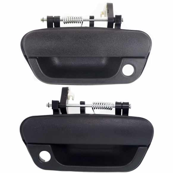 2014 Chevrolet Spark - Front, Driver and Passenger Side Textured Black Exterior Door Handle, With Key Hole