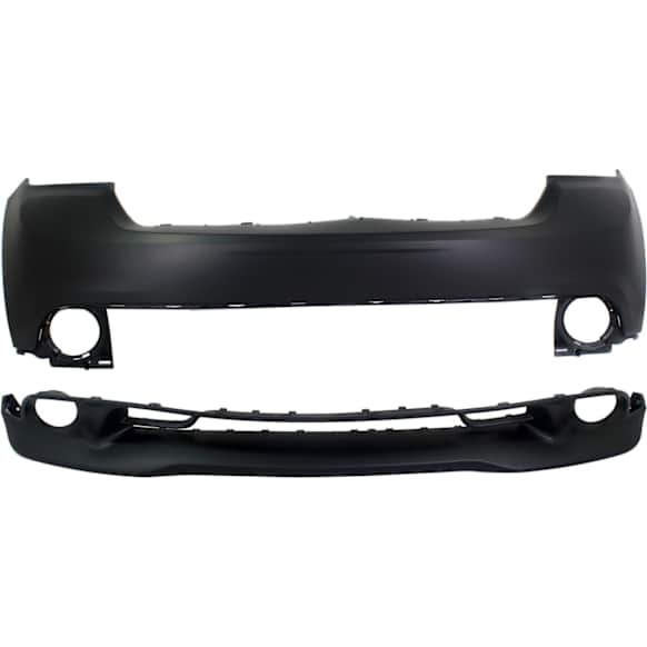 Front, Upper and Lower Bumper Covers, Primed