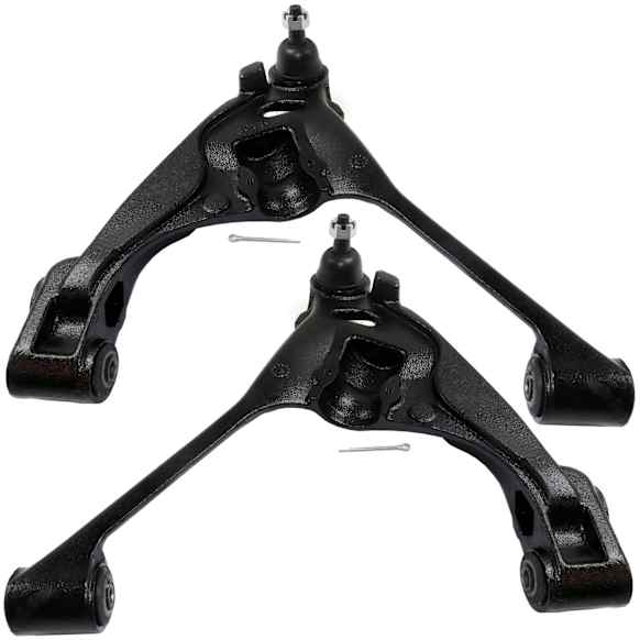 Front, Driver and Passenger Side, Lower Control Arms, with Ball Joints and Bushings, 4WD