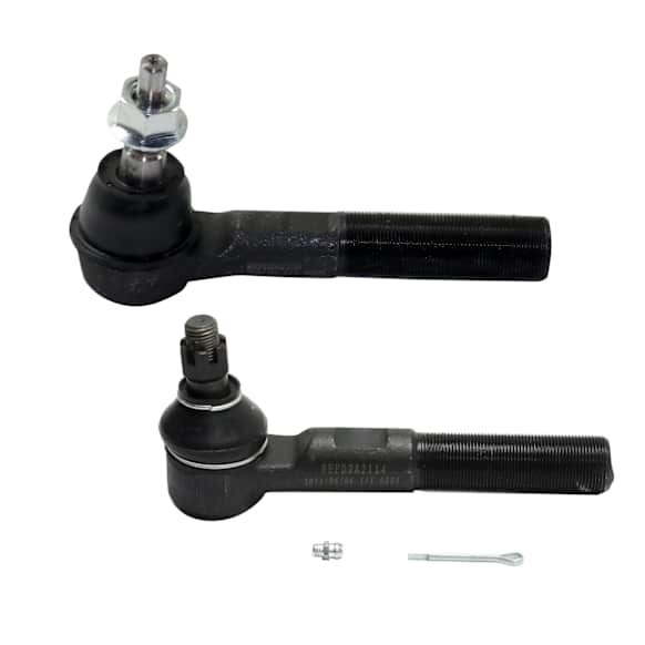 Front, Driver Side, Inner and Outer Tie Rod Ends