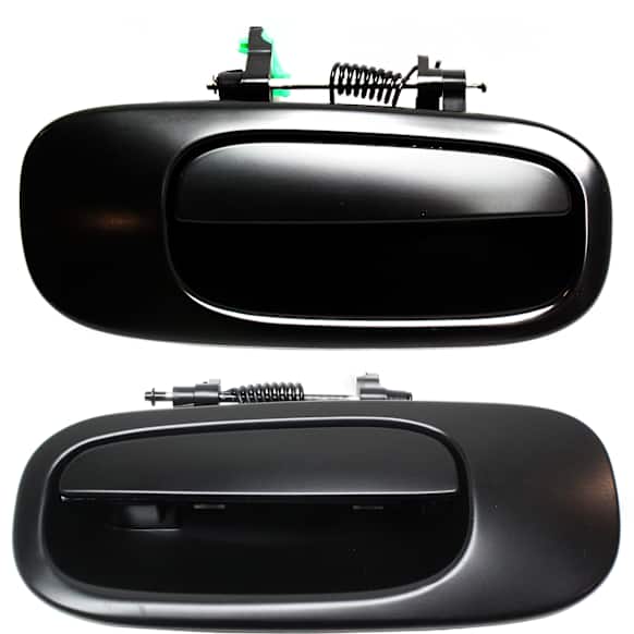 Rear, Driver and Passenger Side Primed Exterior Door Handle, Without Key Hole