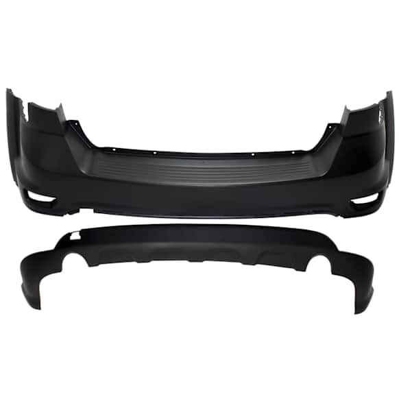 Rear, Upper and Lower Upper - Primed, Lower - Textured Bumper Cover