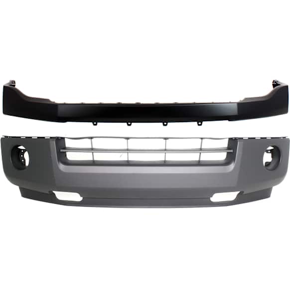 Front, Upper and Lower Upper - Primed, Lower - Textured Bumper Cover 5.4L, 8Cyl, CAPA Certified