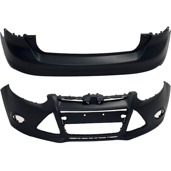 Hatchback Front and Rear Primed Bumper Cover