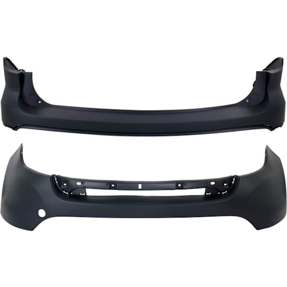 Front and Rear, Upper Primed Bumper Cover