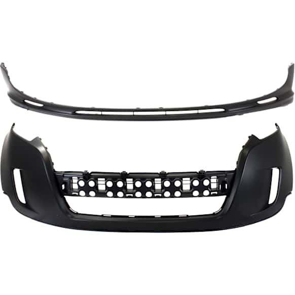 2014 Ford Edge - Front, Upper and Lower Bumper Covers, Primed