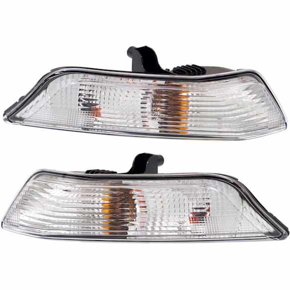 Driver and Passenger Side Parking Light, With bulb(s)