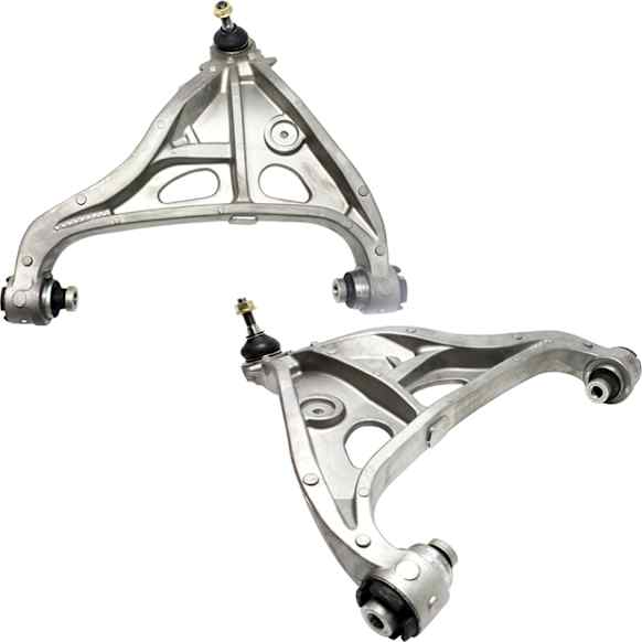 Front, Driver and Passenger Side, Lower Control Arms, With Ball Joints