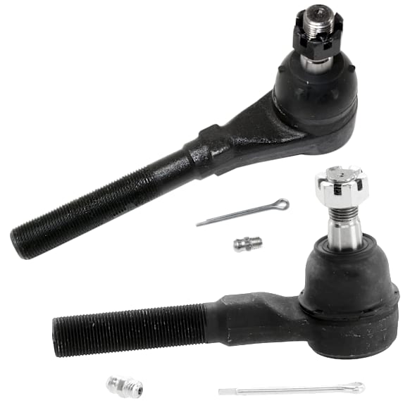 Front, Driver and Passenger Side, Outer Tie Rod End, RWD