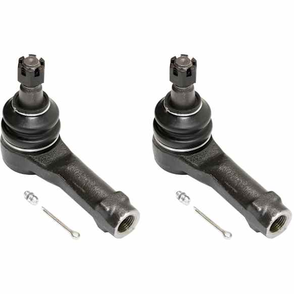 Front, Driver and Passenger Side, Outer Tie Rod Ends