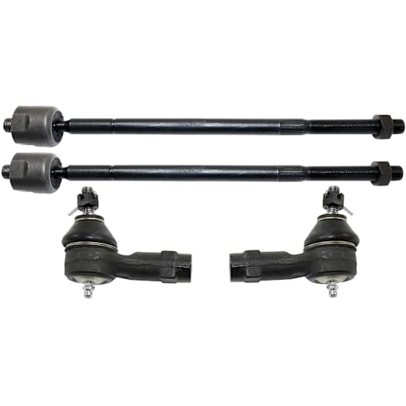 Front, Driver and Passenger Side, Inner and Outer Tie Rod Ends