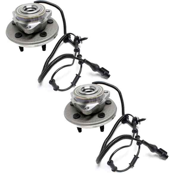 2005 Ford Explorer - Front, Driver and Passenger Side Wheel Hub, 5 Lugs, With Bearing, With Sensor