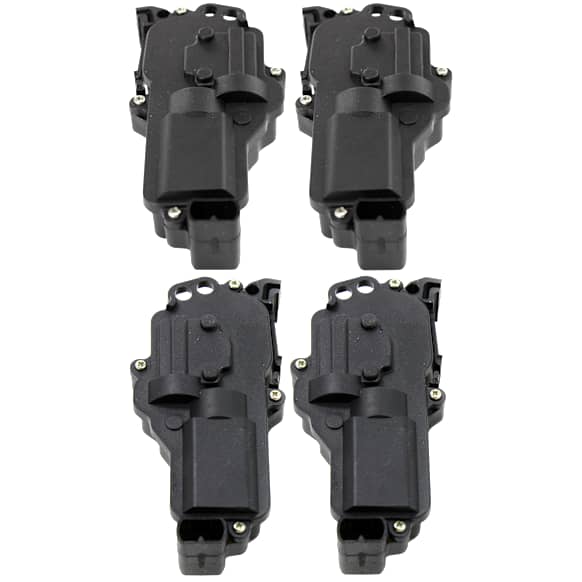 4-Piece Kit Front and Rear, Driver and Passenger Side Door Lock Actuator, Includes (2) Door Lock Actuator Motor and (2) Door Lock Actuator