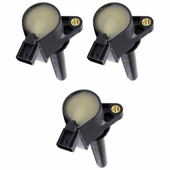 Ignition Coils, Set Of 3, 6 Cylinder, 3.0 Liter Engine, Direct Ignition