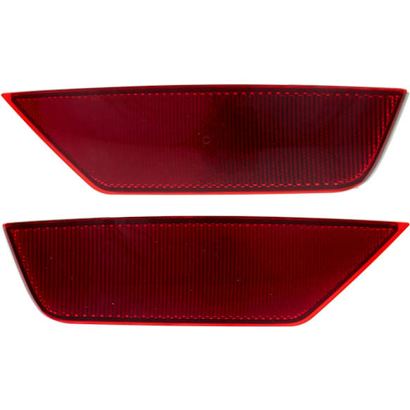 Rear, Driver and Passenger Side Bumper Reflector