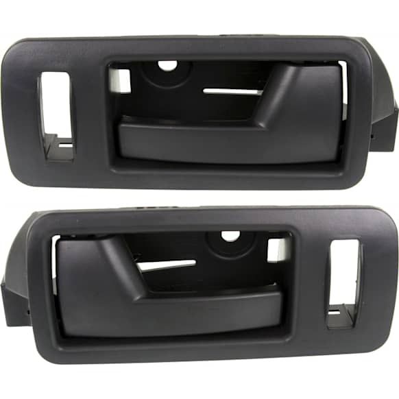 2013 Ford Mustang - Front, Driver and Passenger Side Black Interior Door Handle, With Door Lock Hole, 2-Door, Coupe