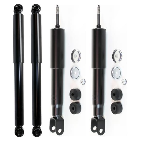 Front and Rear, Driver and Passenger Side Shocks
