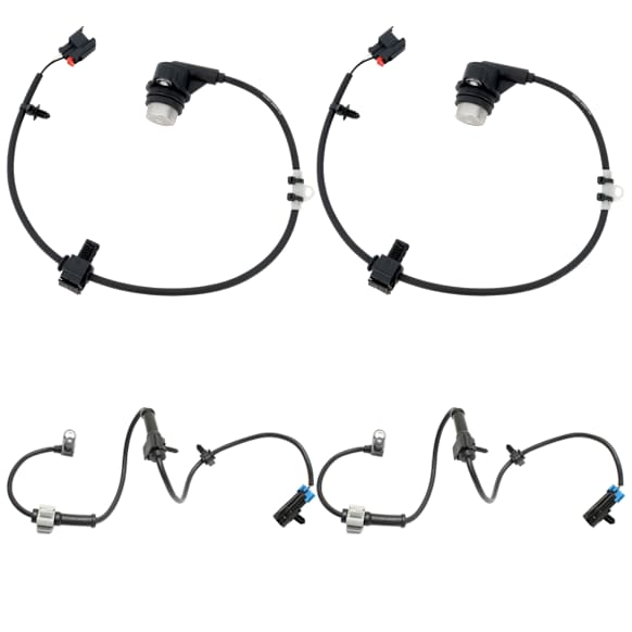 Front and Rear, Driver and Passenger Side ABS Speed Sensor Set of 4