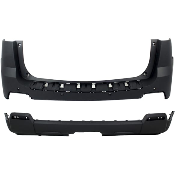 Rear, Upper And Lower Primed Bumper Cover