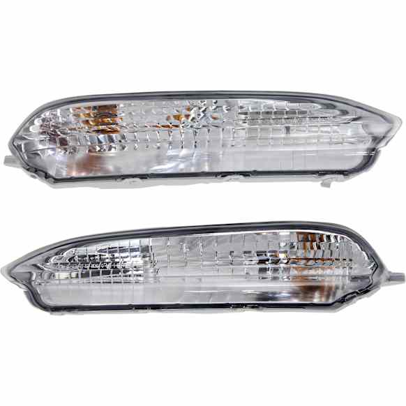 Front, Driver and Passenger Side Turn Signal Light, With bulb(s)