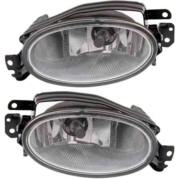 2013-2015 Honda Civic - Front, Driver and Passenger Side Fog Lights, With Bulb(s), Halogen, For Models With Factory Installed Fog Lights, CAPA CERTIFIED