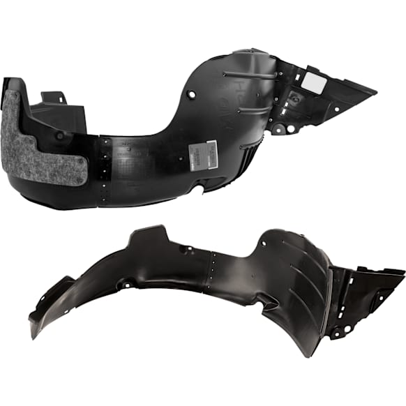 Front, Driver and Passenger Side, Fender Liner, Korea Built Vehicle, CAPA CERTIFIED