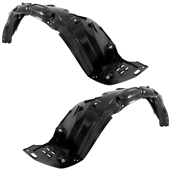 Front, Driver and Passenger Side Fender Liners, (Sedan, USA/Canada Built Vehicle)/(Coupe), CAPA CERTIFIED