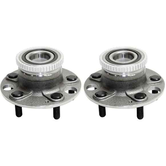 2-Wheel Set Rear, Driver and Passenger Side Wheel Hubs, With Bearing, 50-teeth tone ring; 3.31 in. ABS Tone Ring Diameter