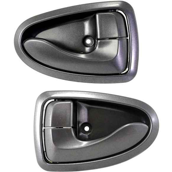 2002 Hyundai Accent - Front or Rear, Driver and Passenger Side Gray Interior Door Handle,