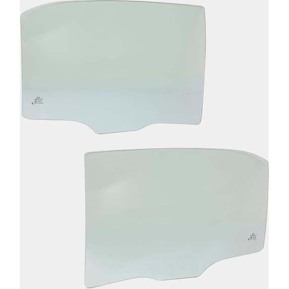 2003-2007 Honda Accord - Rear, Driver and Passenger Side Door Glasses, Green Tint, Sedan, Replaces NAGS No. FD21808 GTNN, FD21809 GTNN