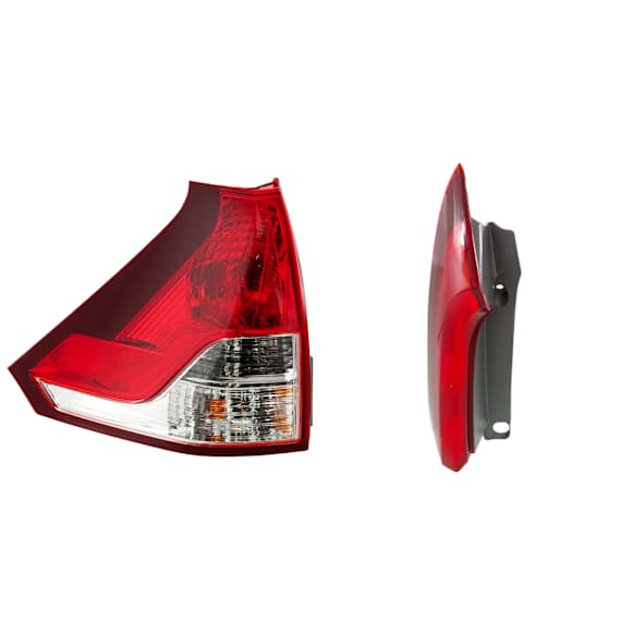 Driver Side, Upper and Lower Halogen Tail Light, With bulb(s), OE Replacement