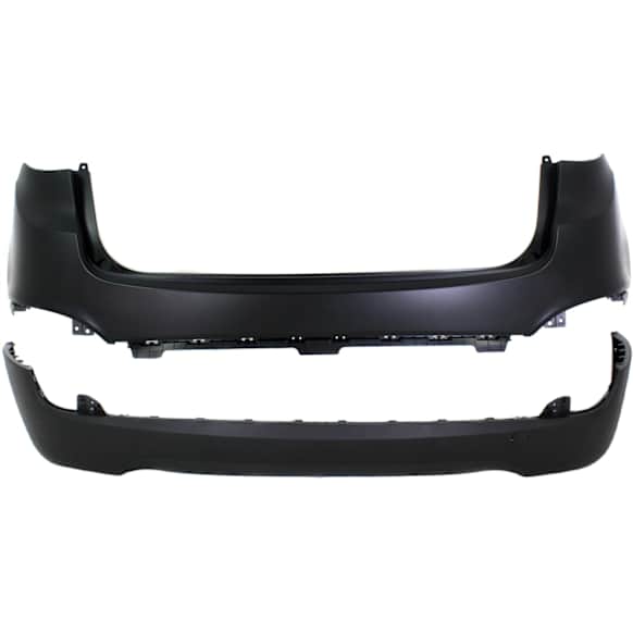 Rear, Upper and Lower Upper - Primed, Lower - Textured Bumper Cover CAPA Certified