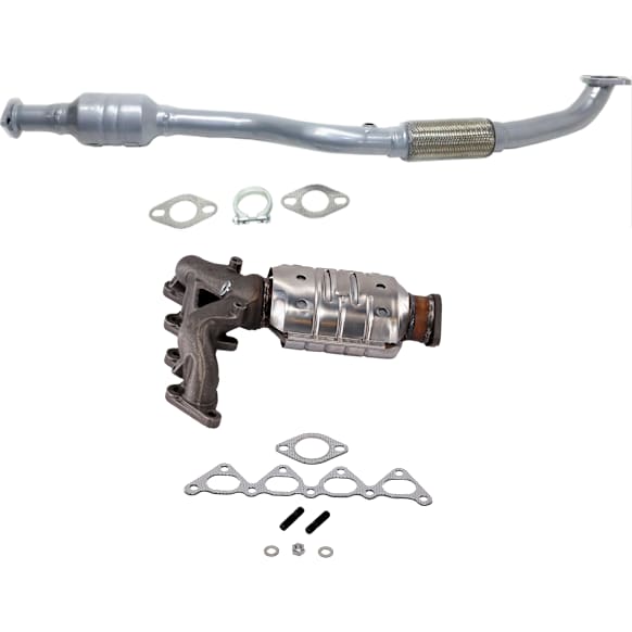 Front and Rear Catalytic Converter, 2.0L, 4Cyl, Federal EPA Standard, 46-State Legal (Cannot ship to CA, CO, NY or ME), Direct Fit