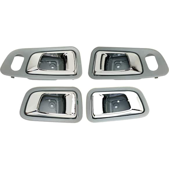 2007 Honda Pilot - Front and Rear, Driver and Passenger Side Green Bezel with Chrome Lever Interior Door Handle, ,Sport Utility