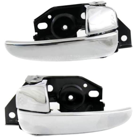 Front and Rear, Driver and Passenger Side Chrome Interior Door Handle