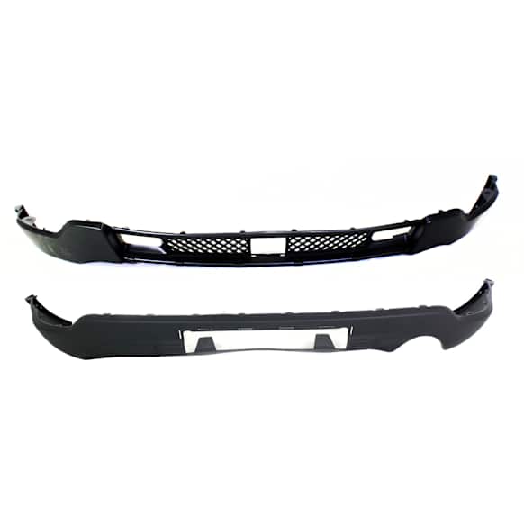 Front and Rear, Lower Textured Bumper Cover, CAPA Certified