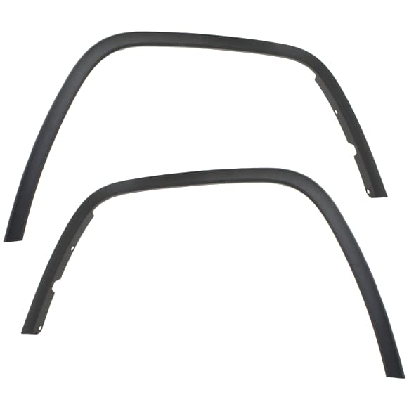 2011-2016 Jeep Grand Cherokee - Fender Flares - Front, Driver and Passenger Side, Textured Black