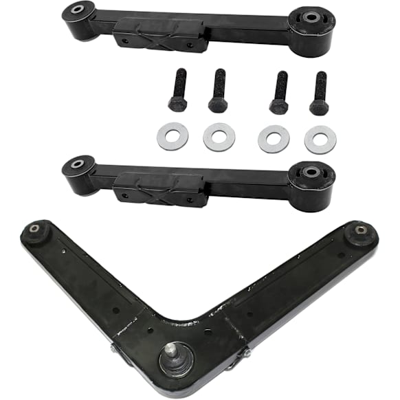 Rear, Driver and Passenger Side, Upper and Lower Control Arms