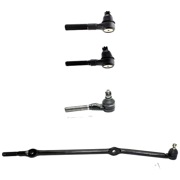 Front, Driver and Passenger Side, Inner and Outer Tie Rod End