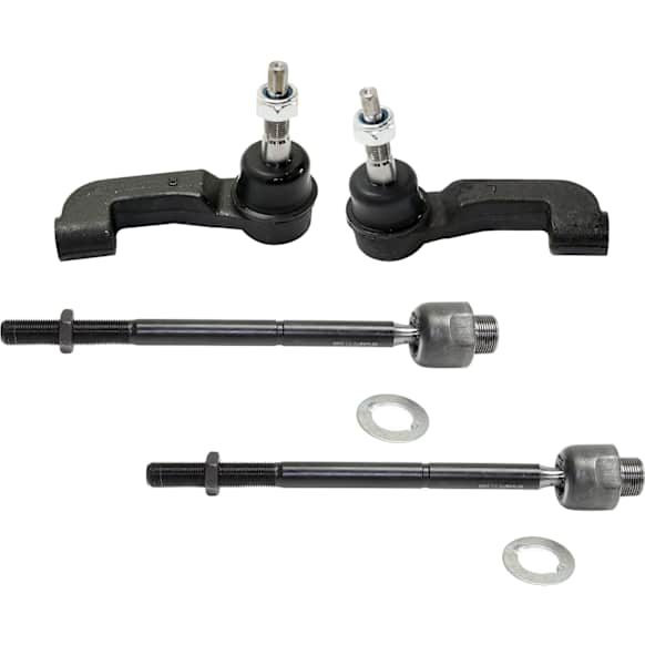 Front, Driver and Passenger Side, Inner And Outer Tie Rod Ends