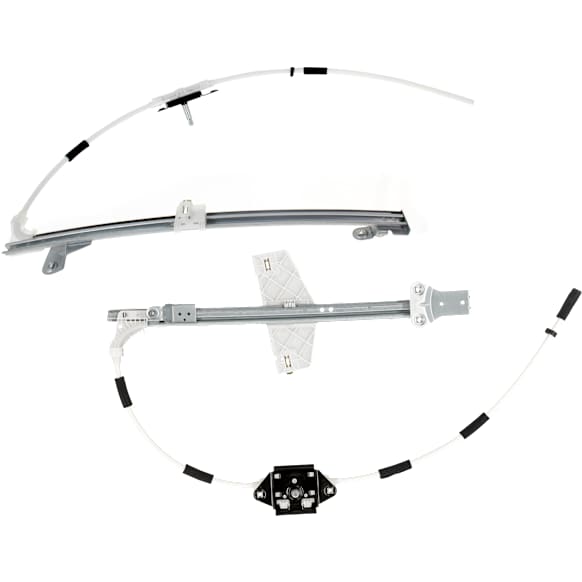 2003 Jeep Liberty - Front And Rear, Passenger Side Manual Window Regulator, Without Motor
