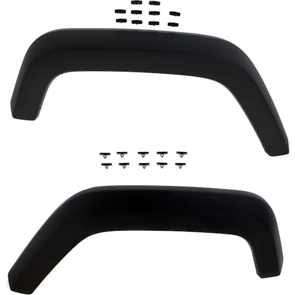 Fender Flares - Rear, Driver and Passenger Side, Textured Black