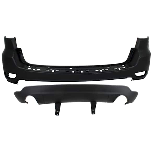 Rear, Upper and Lower Upper - Primed, Lower - Textured Bumper Cover