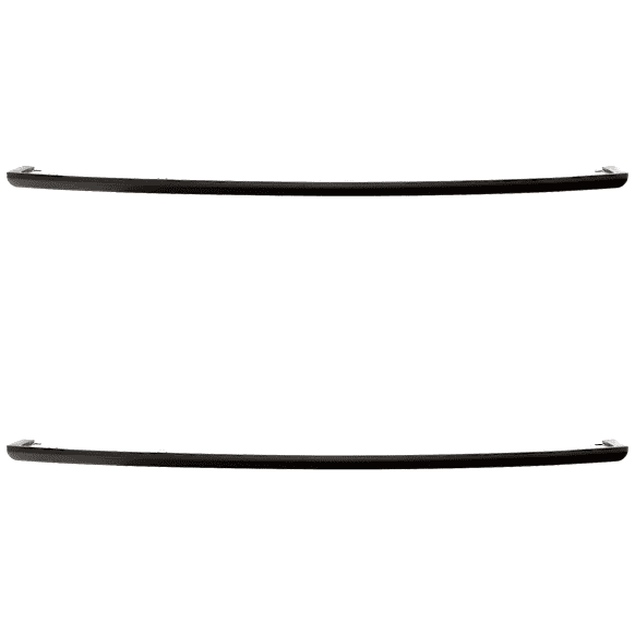 Rear, Driver and Passenger Side Bumper Trim, Textured Black