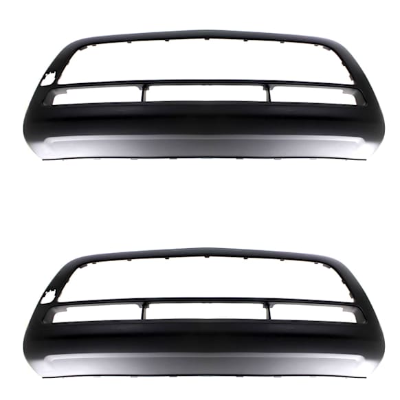 Front, Driver and Passenger Side Bumper Trim, Primed