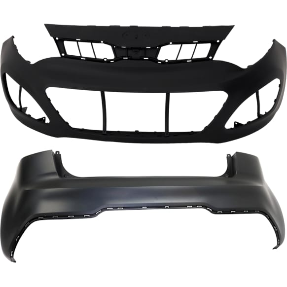 Hatchback Front and Rear Primed Bumper Cover