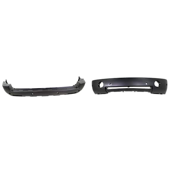 Front and Rear Front - Primed, Rear - Upper - Primed, Lower - Textured Bumper Cover