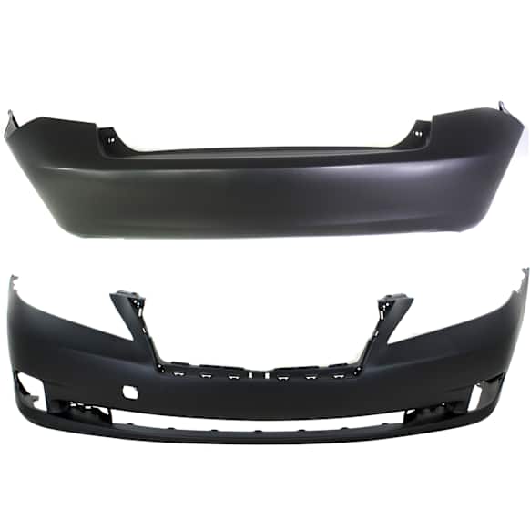 Front and Rear Primed Bumper Cover