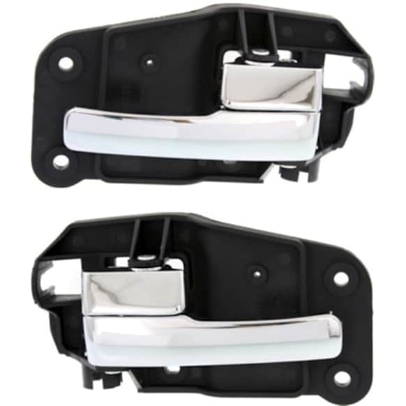 2000-2002 Lincoln LS - Front, Driver and Passenger Side Chrome Interior Door Handle, Sedan